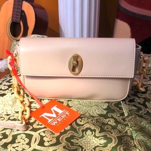 Beige Montana West Select Crossbody Bag.